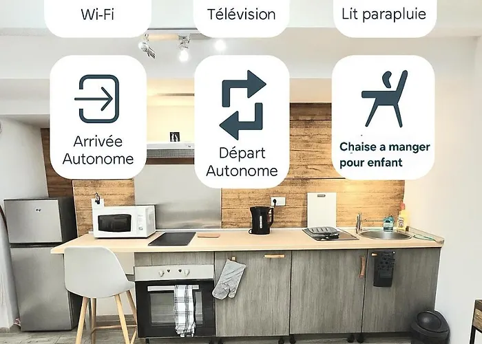 Дом отдыха Duplex N1 Centre-ville, 8 Min De La Gare De